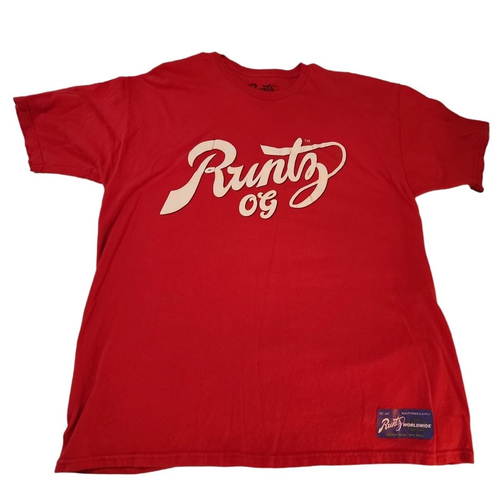 Runtz OG Worldwide Graphic‎ T-Shirt Quality Goods Red Tee